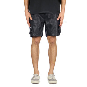 Pantalones Cortos de Cuero para Hombre al por Mayor, Personalizados, de Cintura Media, Secado Rápido, Transpirables, Ecológicos, de Alta Calidad y Precio Económico - Product Image 1