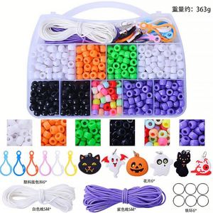 Kit de perles de verre arc-en-ciel en plastique pour la fabrication de bijoux DIY – Vente chaude - Product Image 4