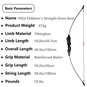Arco Ricurvo da 18 libbre con Manico in Nylon, Regalo per Bambini, Attività Sportive di Tiro all'Aperto, Lusso Accessibile - Product Image 2