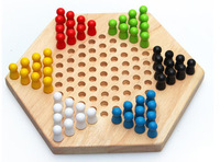 Dames chinoises Montessori jeu de stratégie en bois Tangram jouet d'apprentissage précoce échecs volants pour enfants échecs en bois