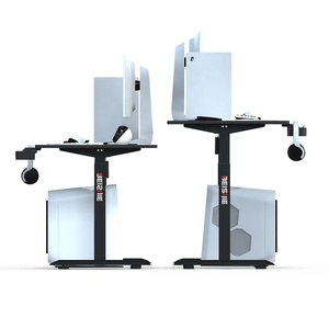 BEISIJIE AY-2 Électrique Debout Bureau avec porte-Gobelet 48x24 Pouces Hauteur Réglable Bureau S'asseoir, Se Lever Bureau Home Office <span class=keywords><strong>tableau</strong></span> - Product Image 1