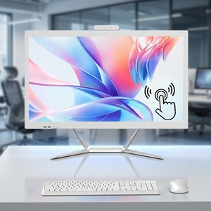 <span class=keywords><strong>PC</strong></span> de Escritorio Delgado con Pantalla Táctil de 21.5 Pulgadas, Todo en Uno, Core i5 4430, 8GB, 128GB SSD, Diseño Todo en Uno, Computadora Portátil, Computadora Empresarial - Product Image 1