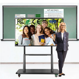 75-inch xách tay thông minh phẳng bảng điều chỉnh cho các trường học 4K HD trong nhà LED hiển thị màn hình cảm ứng 75-inch Bảng điện tử tương tác - Product Image 1