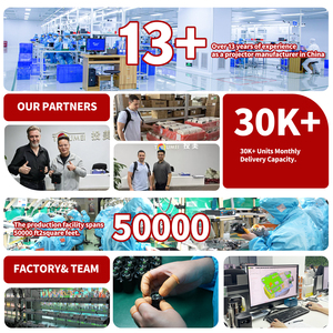 Projecteur extérieur intelligent portable WiFi 4K DLP avec batterie intégrée Android, 600 lumens, stéréo HIFI pour l'éducation et les petits bureaux - Product Image 6