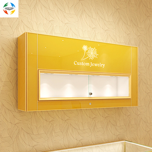 Vetrina in Vetro Illuminata a LED a Forma di Cuore per Gioielleria, Espositore di Alta Qualità per Prodotti di Orologeria, Vetrine da Parete - Product Image 6