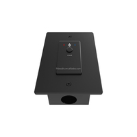 Sistema de sonido profesional con transmisor inalámbrico Dante para sala de conciertos con procesamiento DSP