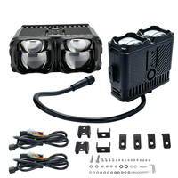 Projecteur laser bi-LED mini longue portée 560M 160W pour voiture, moto, tout-terrain 4x4, phare auxiliaire 12V 24V
