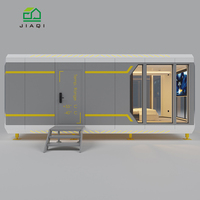 Villa mobile préfabriquée de luxe, capsule spatiale modulaire, pod de couchage, maison préfabriquée de luxe de type appartement