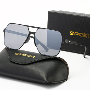 แว่นกันแดด SPOEN ทรงสี่เหลี่ยมโพลาไรซ์ UV400 แว่นตาขับรถสำหรับผู้ชาย 8078 - Product Image 2