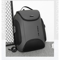 Ransel Kain Oxford untuk Bisnis dengan Port USB, Poliester, Kapasitas Besar 20-39L untuk Laptop, Tahan Air, Tas Travel, Bantalan Udara