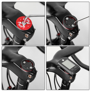 MUQZI MTB Đường Xe Đạp Máy Tính Gắn Kết Chủ Tai Nghe Bìa Đối Với <span class=keywords><strong>Garmin</strong></span> Bryton Wahoo Fitness Khung Gốc Top Cap Đồng Hồ Bấm Giờ Cơ Sở Cố Định - Product Image 5