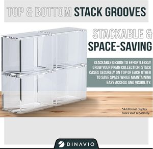 מארז תצוגה אקרילי לקופסאות בוסטר של PKMN, ניתן לערום, אקריליק עבה במיוחד עם מגנטים חזקים - Product Image 6