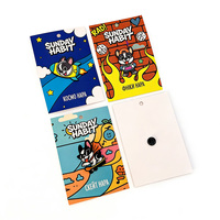 Épingles à revers personnalisées en métal noir plaqué UV, imprimées, pour chien, chat, animal, badges, épingles en émail personnalisées, dessin animé mignon, avec cartes arrière