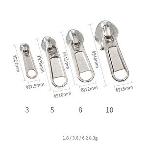 SAS Zipper Supplier Extraíble Portable Zip Pull Oro Plata Negro Desmontable Zipper Head Slider <span class=keywords><strong>Puller</strong></span> - Product Image 5