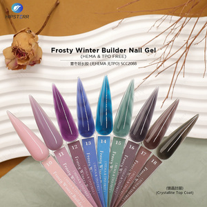 Gel UV à faible émission de chaleur pour extension d'ongles, couleur foncée, haute viscosité, pour hiver rigoureux, sans HEMA ni TPO, en pot, OEM - Product Image 3