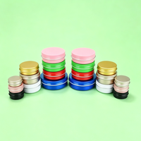 Pot en aluminium naturel de qualité supérieure, vide, pour crème contour des yeux et lotion pour les mains, disponible en 5ml, 10ml, 15ml, 20ml, 25ml, 30ml, 50ml – Meilleures ventes