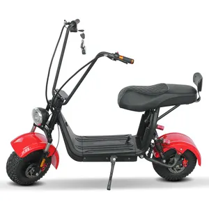 Citycoco 800w 60v battery pil mini elektrikli scooter güçlü yetişkin 2 tekerlek battery pil elektrikli kıyıcı chopper motosiklet