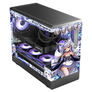 Hurricane Beast Azur Lane Theme Compact <strong>Gaming</strong> <strong>PC</strong> <strong>Case</strong>, MATX/ITX, Tempered Glass Side Panel, 360mm Water Cooling Ready - Product Image 4