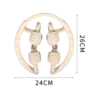 Anillo masajeador de Yoga EVA + PP de alta densidad, rodillo masajeador de piernas portátil para Fitness con rodillo de 8 cuentas, dispositivo de adelgazamiento de Salud de mano - Product Image 6