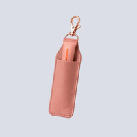 Étui à rouge à lèvres mini YY en cuir, pochette moderne pour rouge à lèvres, boîte à charme pour femme, petite pochette à rouge à lèvres pour sac à main