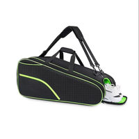 Sac à raquettes professionnel personnalisé en polyester, grande capacité, portable, imperméable, pour tennis et paddle