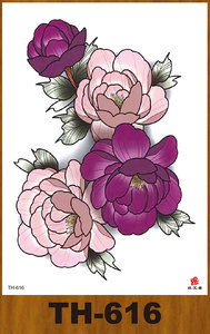 <span class=keywords><strong>Beaux</strong></span> <span class=keywords><strong>tatouages</strong></span> temporaires pour <span class=keywords><strong>les</strong></span> bras et <span class=keywords><strong>les</strong></span> jambes, fleurs de rose, art corporel, <span class=keywords><strong>tatouages</strong></span> temporaires imperméables, autocollants non toxiques, couleur CMJN, design personnalisable - Product Image 6