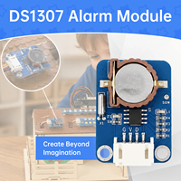 Módulo de Reloj en Tiempo Real Zetok DS1307 I2C de Bajo Consumo con Batería de Respaldo y Temporizador para Componentes Electrónicos, Visualización de la Hora