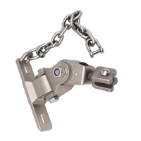 Support de balançoire pivotant robuste en acier inoxydable avec chaîne de sécurité et support de suspension pour aire de jeux pour enfants et adultes