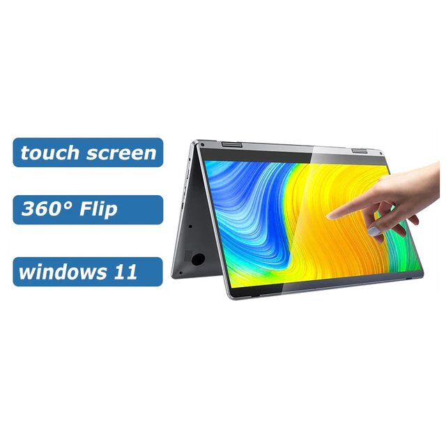 11.6" Touch Screen Laptop 8GB RAM 512GB SSD 360 Degrees Flip Intel Celeron N4000 Portable Computer Window s 11 Notebook PC