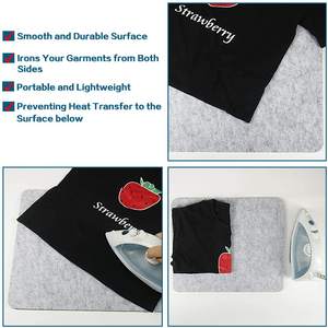 Vente en gros de planches à repasser 1/2 laine de 100% pouces d'épaisseur tapis de pressage tapis de <span class=keywords><strong>repassage</strong></span> - Product Image 6