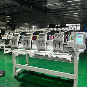 Máquina de Bordar Computarizada de 4 <span class=keywords><strong>Cabezas</strong></span> PUFA Directo de Fábrica, Motor Patentado, 9/12/15 Agujas, 1000/1200 RPM, 220V, 1 Año de Garantía - Product Image 1