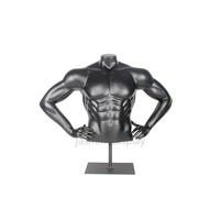 Mannequin buste intégral personnalisable en fibre de verre, modèle européen original et tendance, pour présentation de bijoux et vêtements de sport