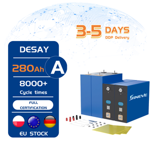 Batteries au lithium-ion Lifepo4 3.2v 280ah de qualité supérieure, produits de premier rang, stock en Pologne, en Europe, en Allemagne et aux États-Unis, pour système de stockage d'énergie de camping-car - Product Image 1