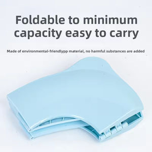 Orinal de bebé plegable portátil en forma de lindo asiento de entrenamiento características de seguridad conveniente inodoro de Hotel al aire libre para entrenamiento - Product Image 2