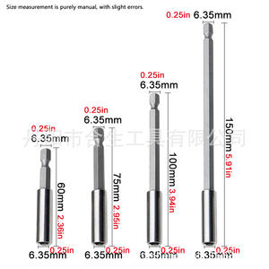 Tige de connexion hexagonale sur mesure, allongée, 60, 75, 100, 150 mm, métrique, en acier 45 pour la fabrication - Product Image 2