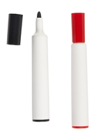 Marqueur permanent noir JIANJIAN, pointe oblique 5 mm, en plastique