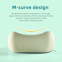 Oreiller de repos pour le cou de voyage en forme de U mousse à mémoire de forme oreiller de soutien pour le cou de voyage d'avion confortable pour le soulagement de la pression