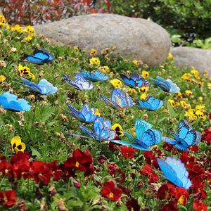Wholesale Butterflies Garden Yard Planter Colorful Whimsical Butterfly Stakes <b>Outdoor</b> Decor Flower Pots Decoration - Product Image 4