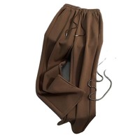 Ensemble de vêtements de sport élégants et sophistiqués pour femmes, automne précoce, cardigan à capuche élégant, pantalon large, coupe décontractée, deux pièces