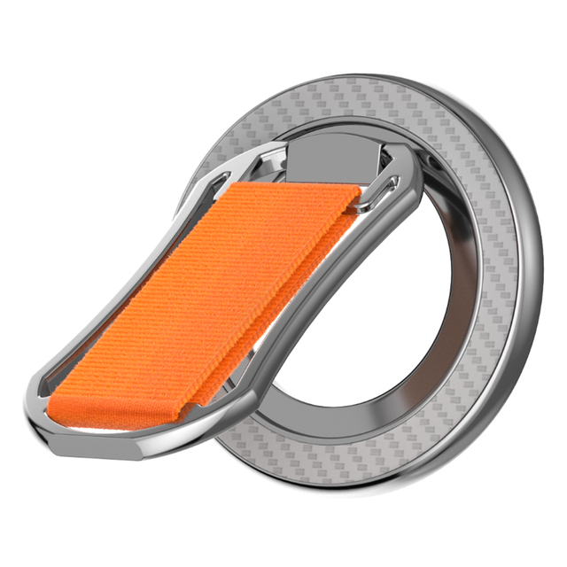 Metal Zinc Alloy 360 Rotating Folding Finger Ring Phone Grip Holder Stand Portable Logo for Magsafe Phone