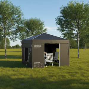 เต็นท์ป๊อปอัพผ้าอ๊อกซ์ฟอร์ดชั้นเดียวเปิดอัตโนมัติรวดเร็วสำหรับใช้งานกลางแจ้ง - Product Image 2