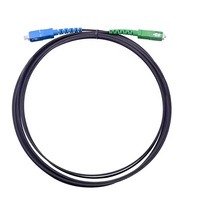 Cable de Fibra Óptica Monomodo LC LC Blindado Negro de 2 y 4 Hilos para Exteriores con Carrete de Cable para Eventos en Vivo