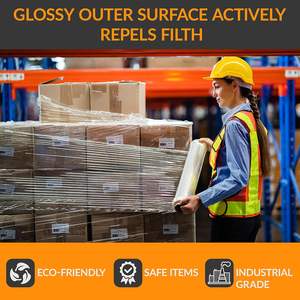 <b>Clear</b> High Gloss Reinforced Stretch <b>Wrap</b> Film for Filling Applications - Product Image 3