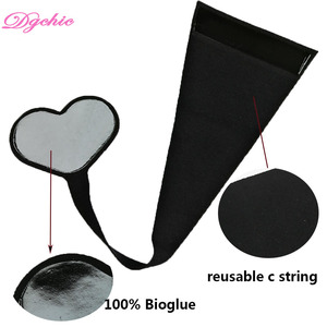Tangas tipo <span class=keywords><strong>C</strong></span> sin costuras, autoadhesivas, con forma de corazón, ropa interior sin marcas, bragas sin tirantes para mujer - Product Image 4