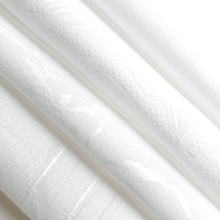 Rouleau de Tissu en Lin Transparent Doux sur Mesure pour Rideaux de Fenêtre, Vente en Gros au Mètre pour la Décoration Intérieure et les Projets Hôteliers