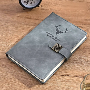 Carnet A5 épaissi à motif Tête de Cerf, design 'Keep Going Never Give', bloc-notes promotionnel non relié, pour procès-verbaux de réunions de bureau et journal étudiant - Product Image 6