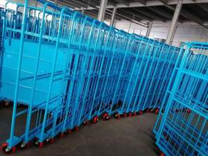 कारखाने का उपयोग गोदाम सामग्री सौंपने वाली ट्रॉली धातु भंडारण परिवहन ट्रॉली - Product Image 2