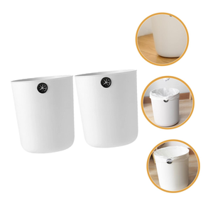 Grand seau de rangement rond minimaliste en PP+TPR pour la maison, le bureau et la cuisine, pratique S0395/S0396 - Product Image 3
