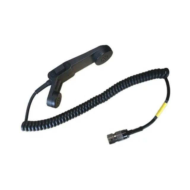 PTT anahtarı PRC telsiz telefon H-250/U kablolu askeri araç radyo sistemi, askeri el ve Manpack telsiz siyah kafa bandı