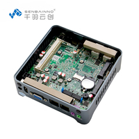 Mini-ordinateur sans ventilateur Celeron J1900 DDR3L Max 8 Go 6 USB VGA Mini PCIE WIFI 4G 12V Ordinateur industriel embarqué